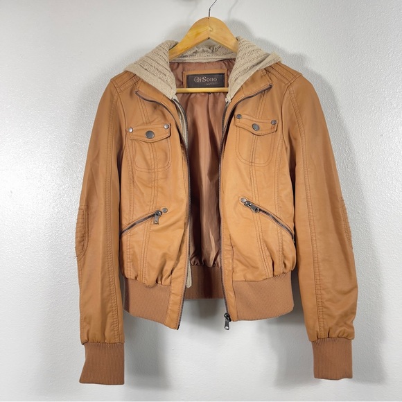 Ci Sono by Cavalini Women’s Tan Jacket Size M - Picture 1 of 17